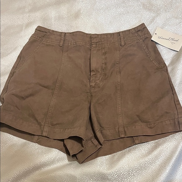 Universal Thread Pants - Universal Thread Chocolate Brown High-Rise Utility Shorts